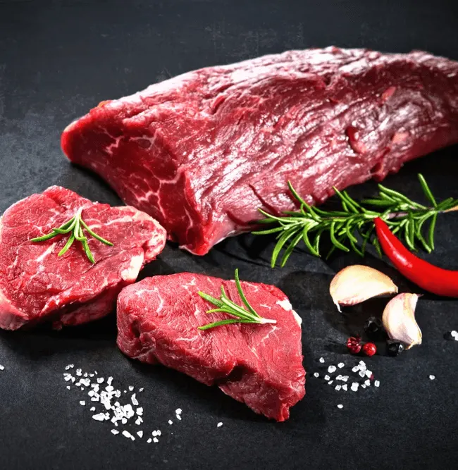 Export-grade beef cuts supplied by Latitude Commodities, chilled and frozen across all grades