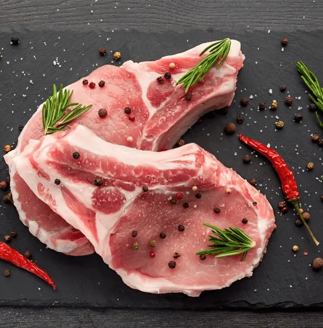 Pork cuts sourced from Australia, North America, Europe and Brazil for manufacturing and retail